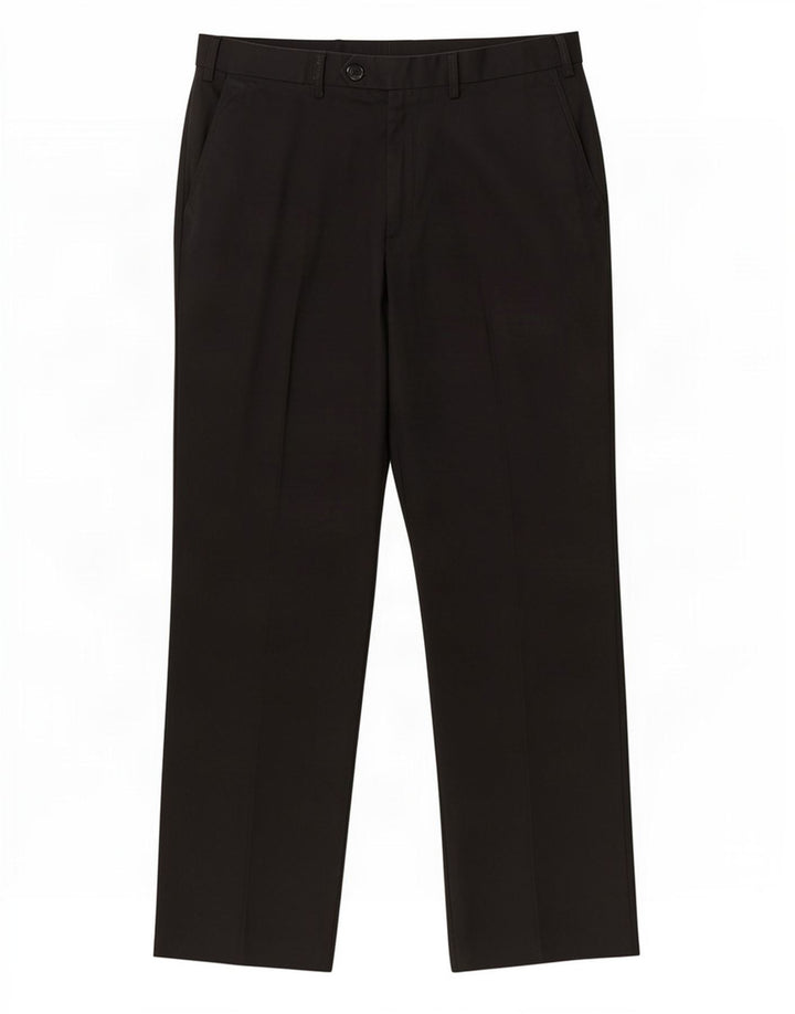 Pantaloni da abito dritti da uomo Marks & Spencer vestibilità regolare W34 L31 lana nera