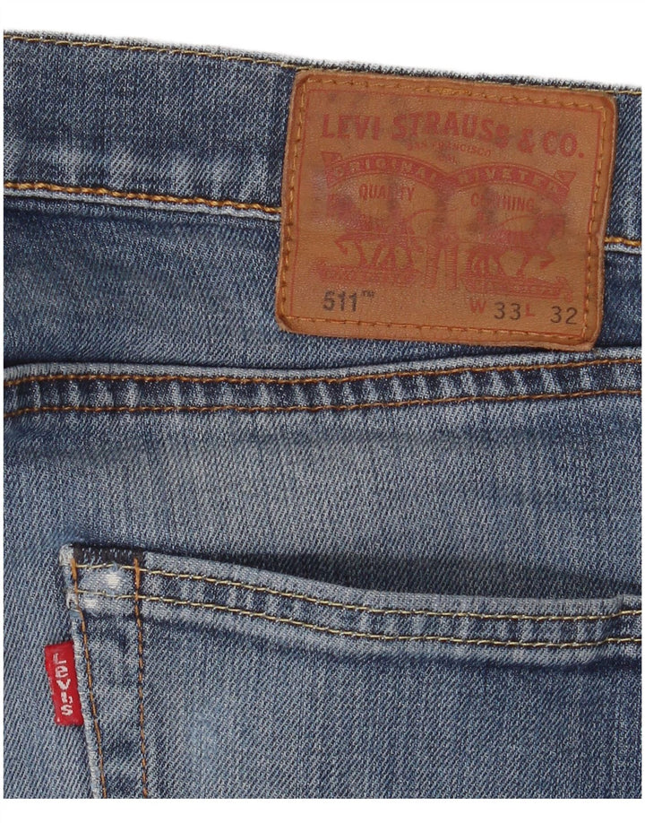 Jeans Levi's Uomo 511 Slim W33 L32 Blu