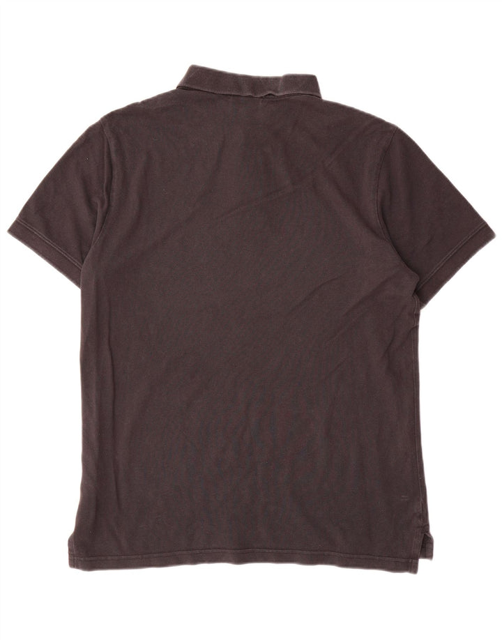 Polo Nike da uomo in cotone nero medio