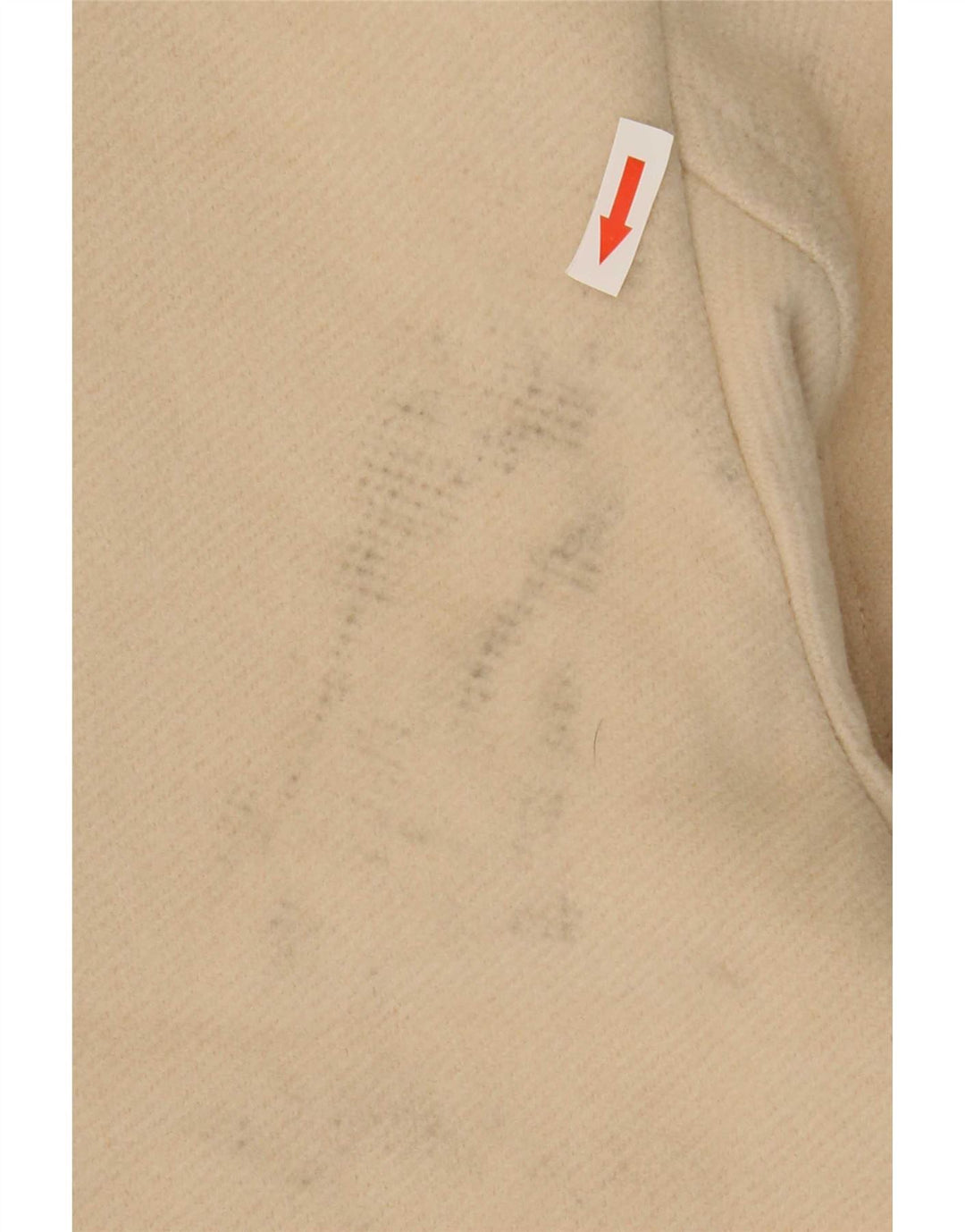 Soprabito oversize da donna Zara UK 16 grande poliestere beige