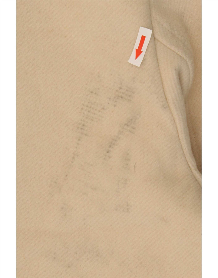 Soprabito oversize da donna Zara UK 16 grande poliestere beige