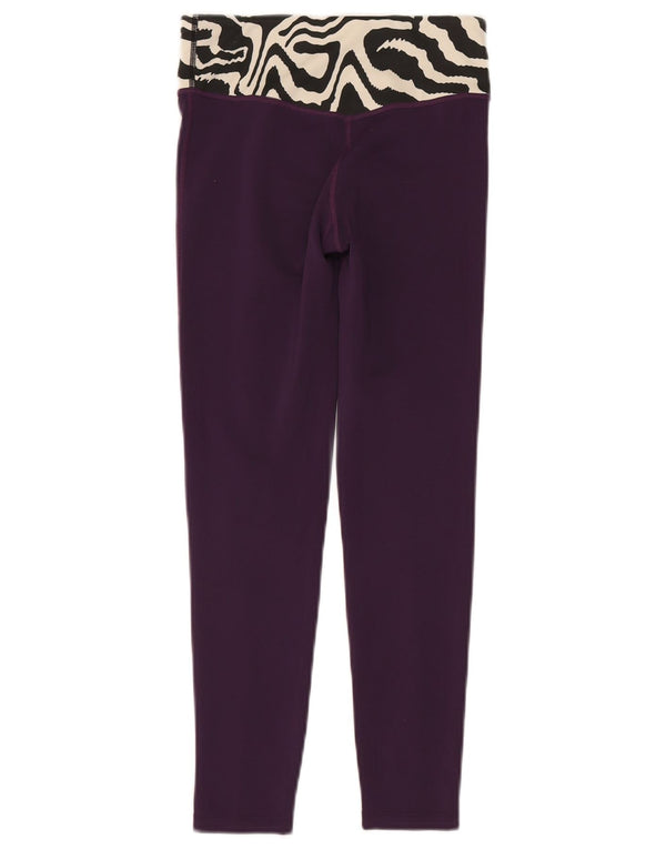 Leggings Nike Dri Fit per ragazze 10-11 anni stampa animalier viola medio