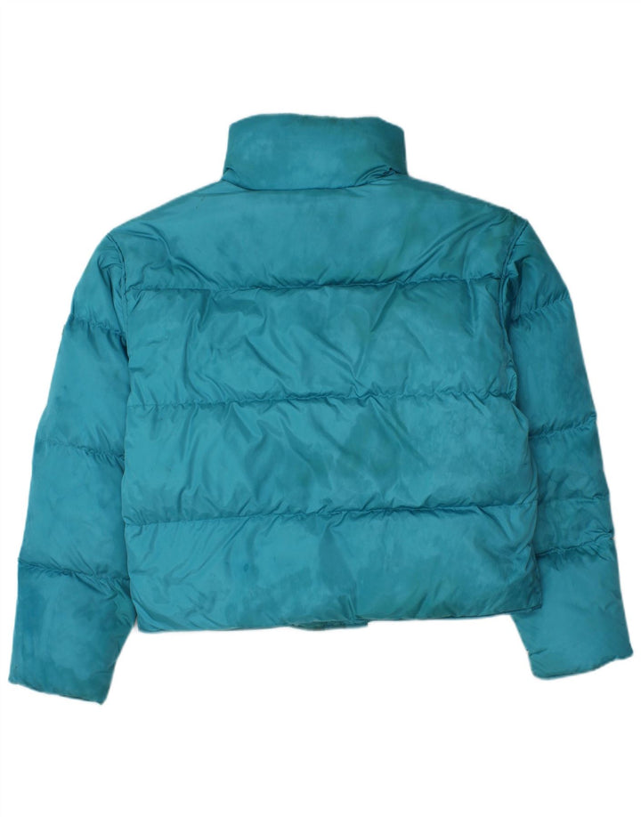 Giacca imbottita oversize da donna Tommy Hilfiger UK 10 Small Blu Poliammide