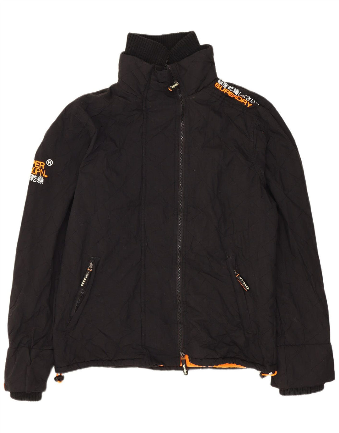 Giacca a vento grafica da uomo SUPERDRY Windcheater UK 40 grande nera