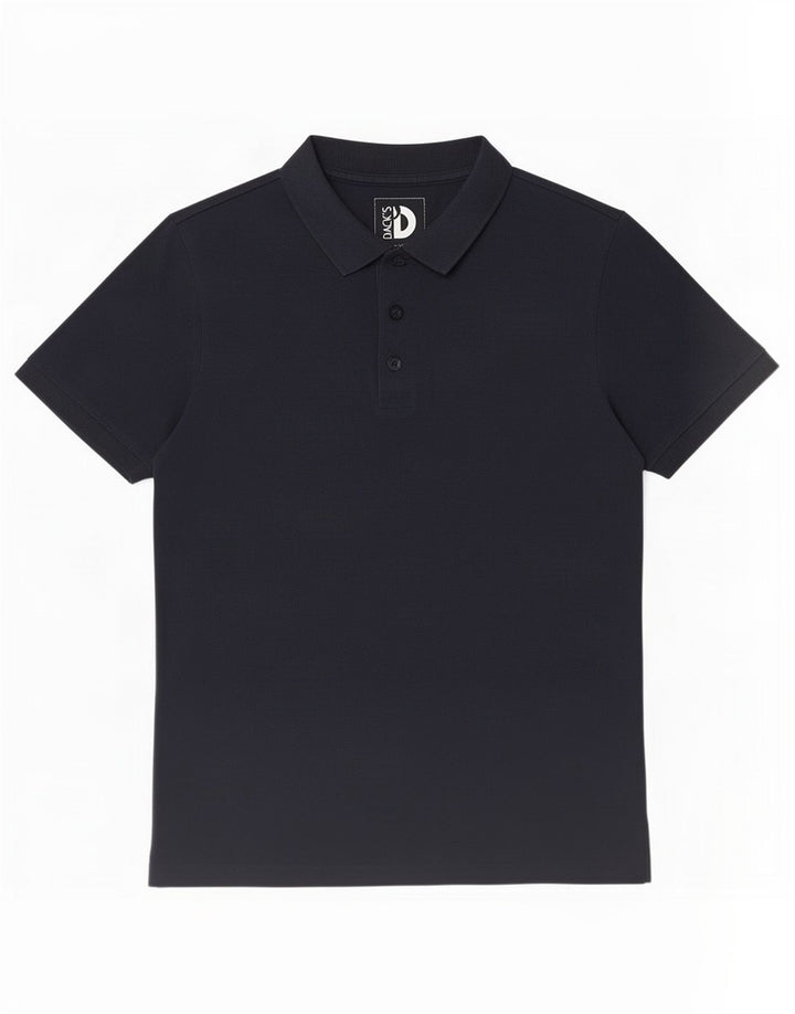 Polo da uomo Dack's Large in cotone blu navy