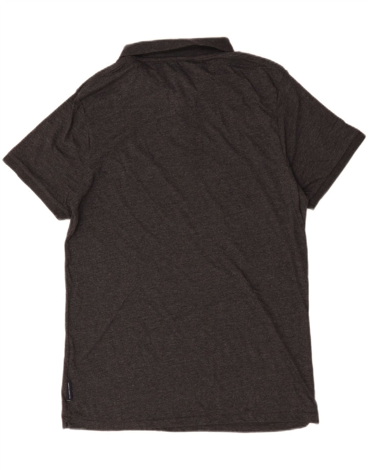 Polo da uomo French Connection XL in cotone chiazzato grigio
