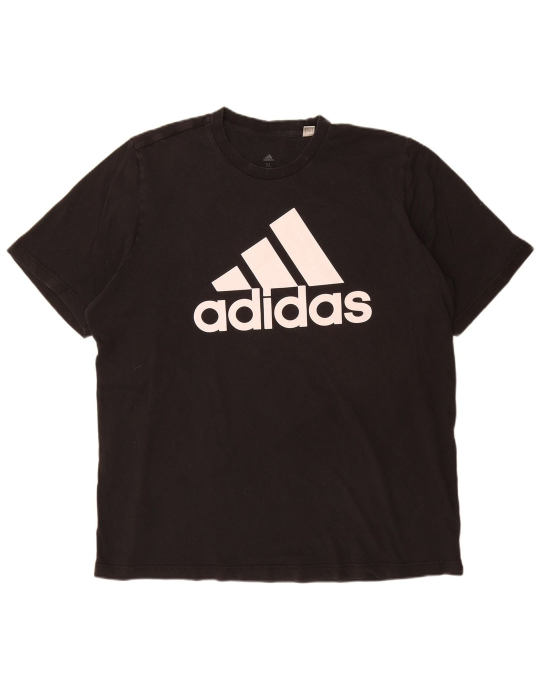 T-shirt grafica da uomo ADIDAS Top XL in cotone nero