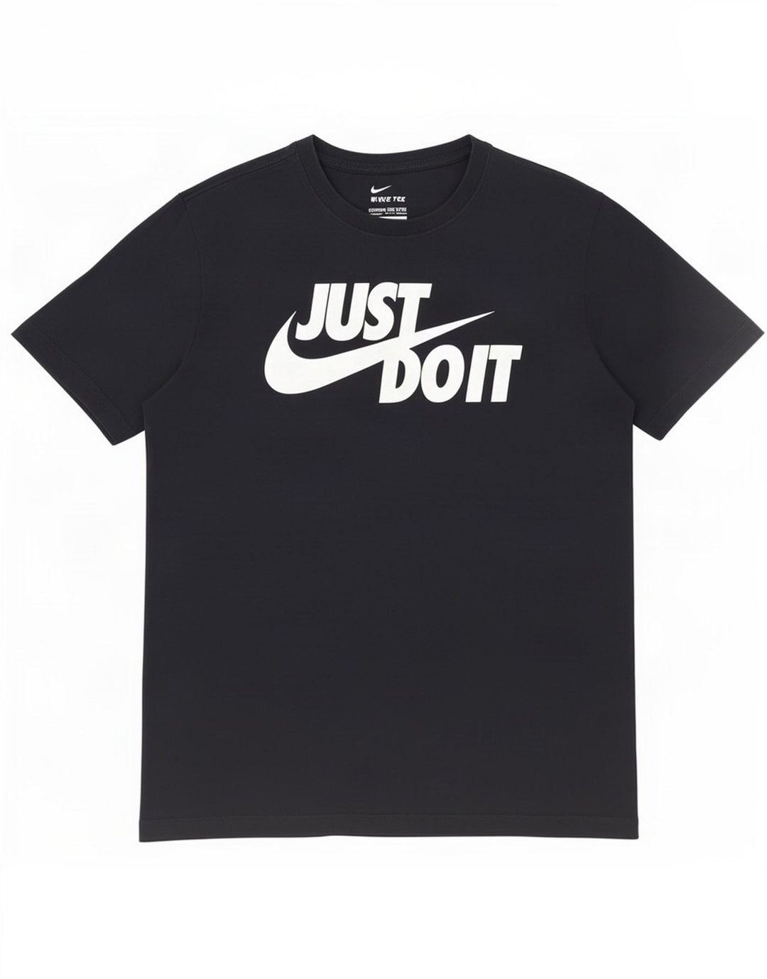 T-shirt grafica da uomo Nike Top in cotone nero medio