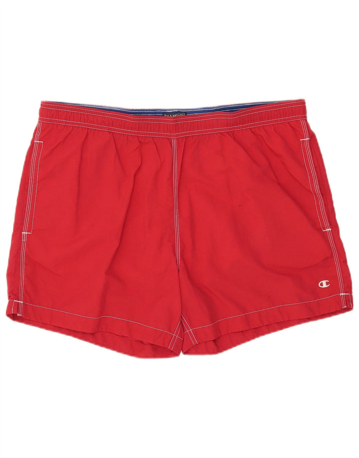 Pantaloncini da bagno da uomo Champion 3XL Rosso Poliammide