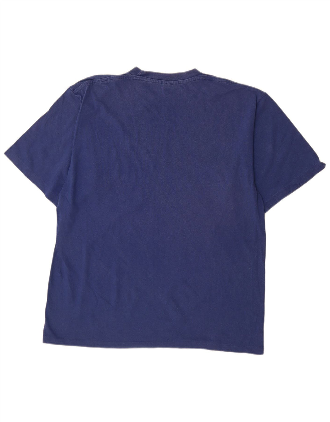 T-shirt grafica da uomo CHAMPION Top XL in cotone blu navy