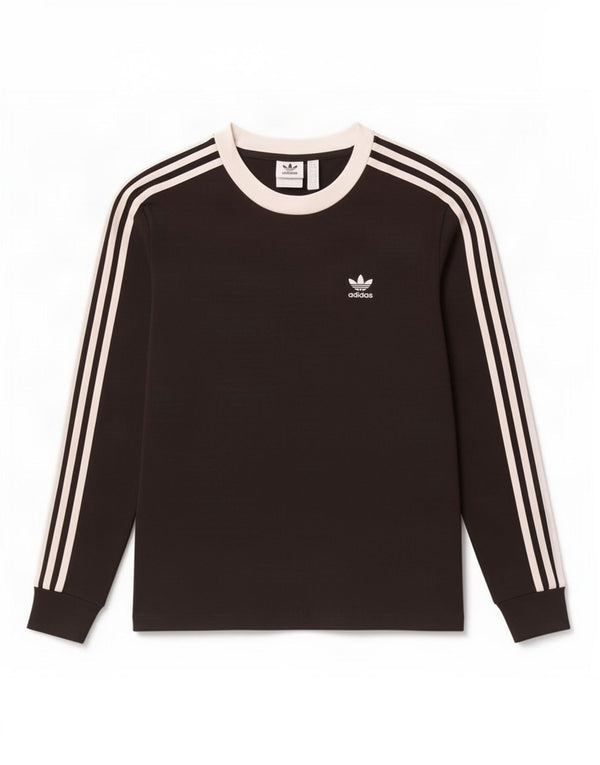 Top Adidas da donna a manica lunga UK 12 medio nero cotone