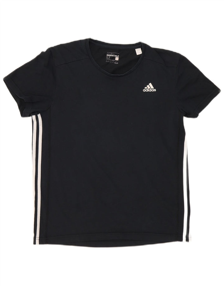 Maglietta Adidas Climalite da uomo media nera
