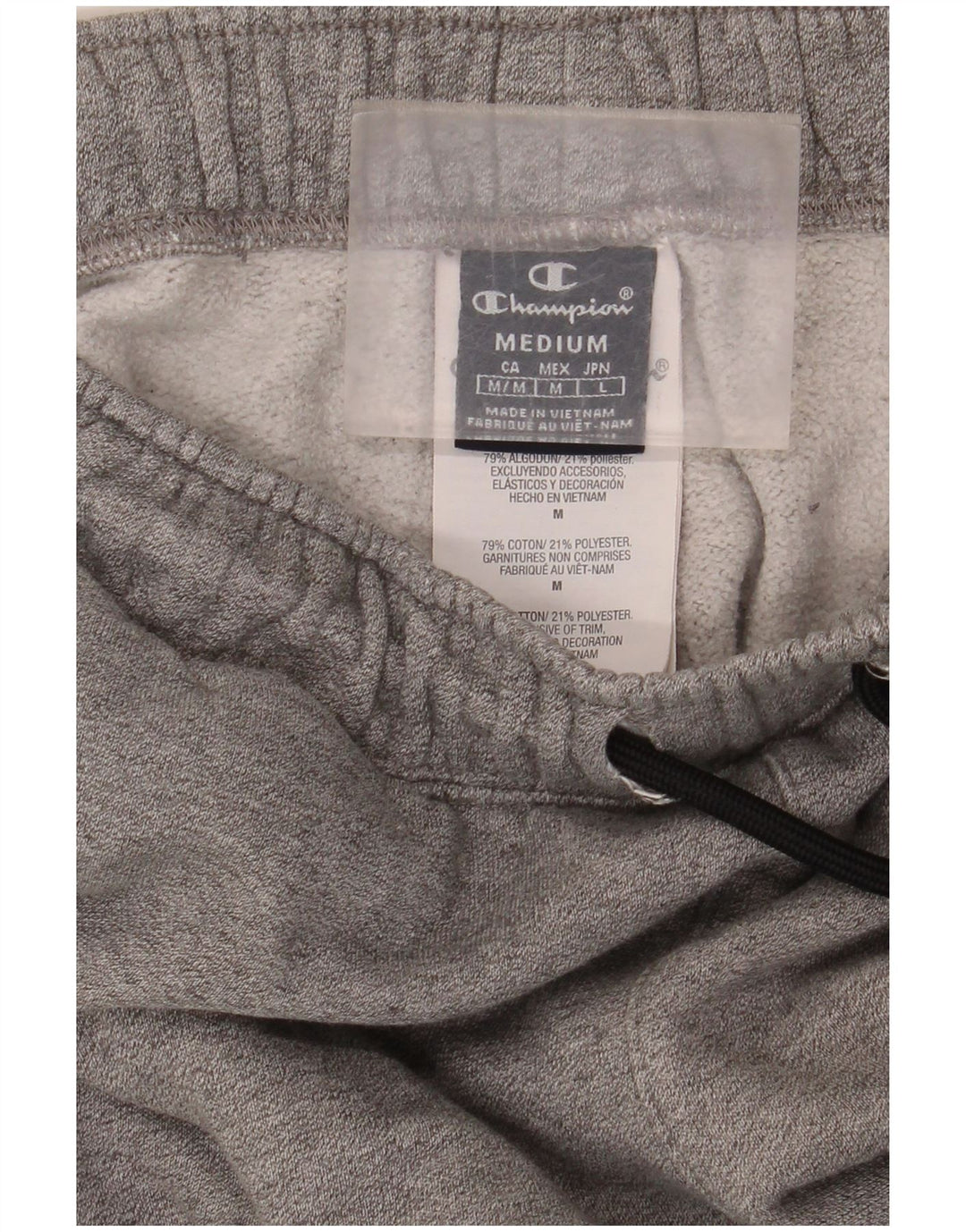 Pantaloni da tuta da uomo Champion Joggers in cotone grigio medio
