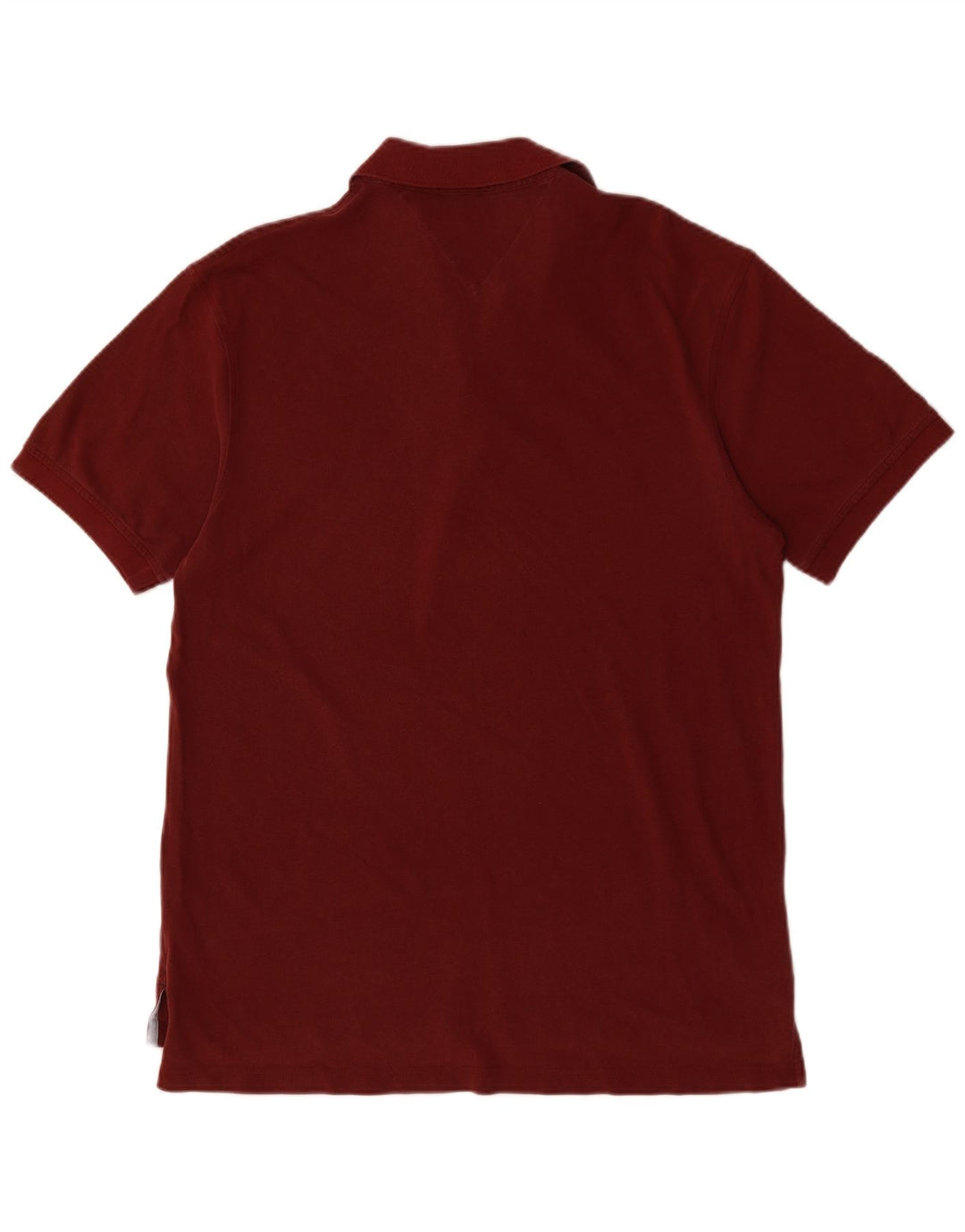 TOMMY HILFIGER Polo da uomo grande in cotone bordeaux