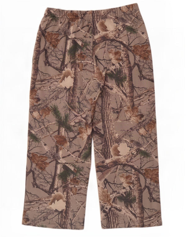 Pantaloni da tuta da donna Hollister UK 18 XL Cotone mimetico grigio