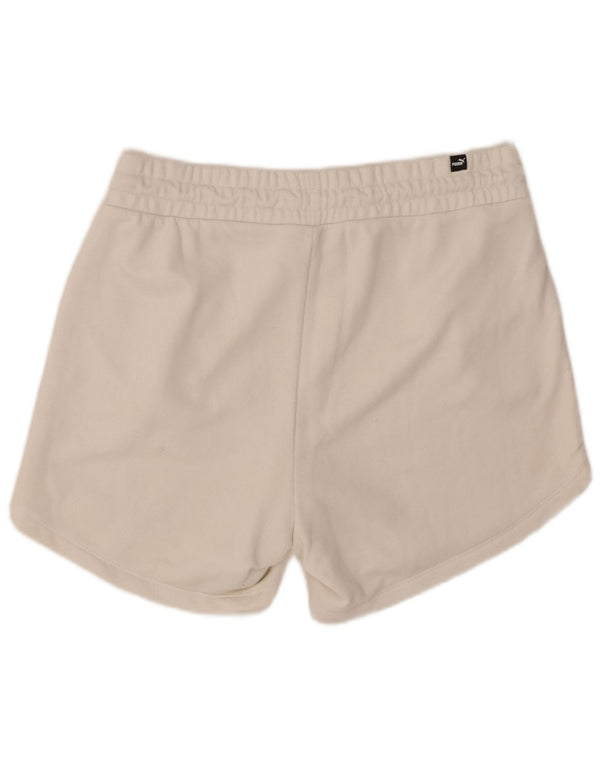 Pantaloncini sportivi PUMA da donna UK 14 grandi cotone bianco