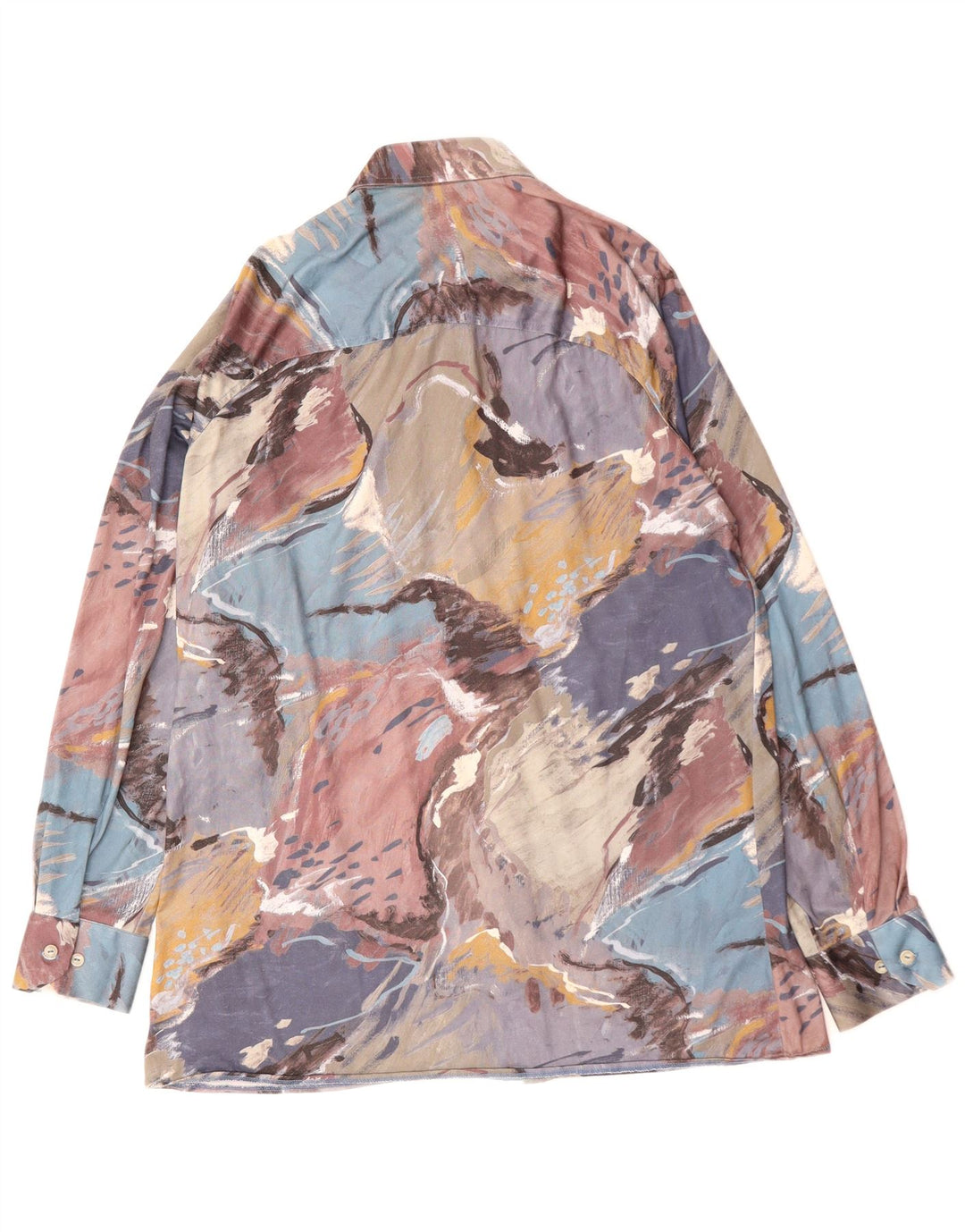 Camicia da uomo VINTAGE con motivo astratto medio multicolore