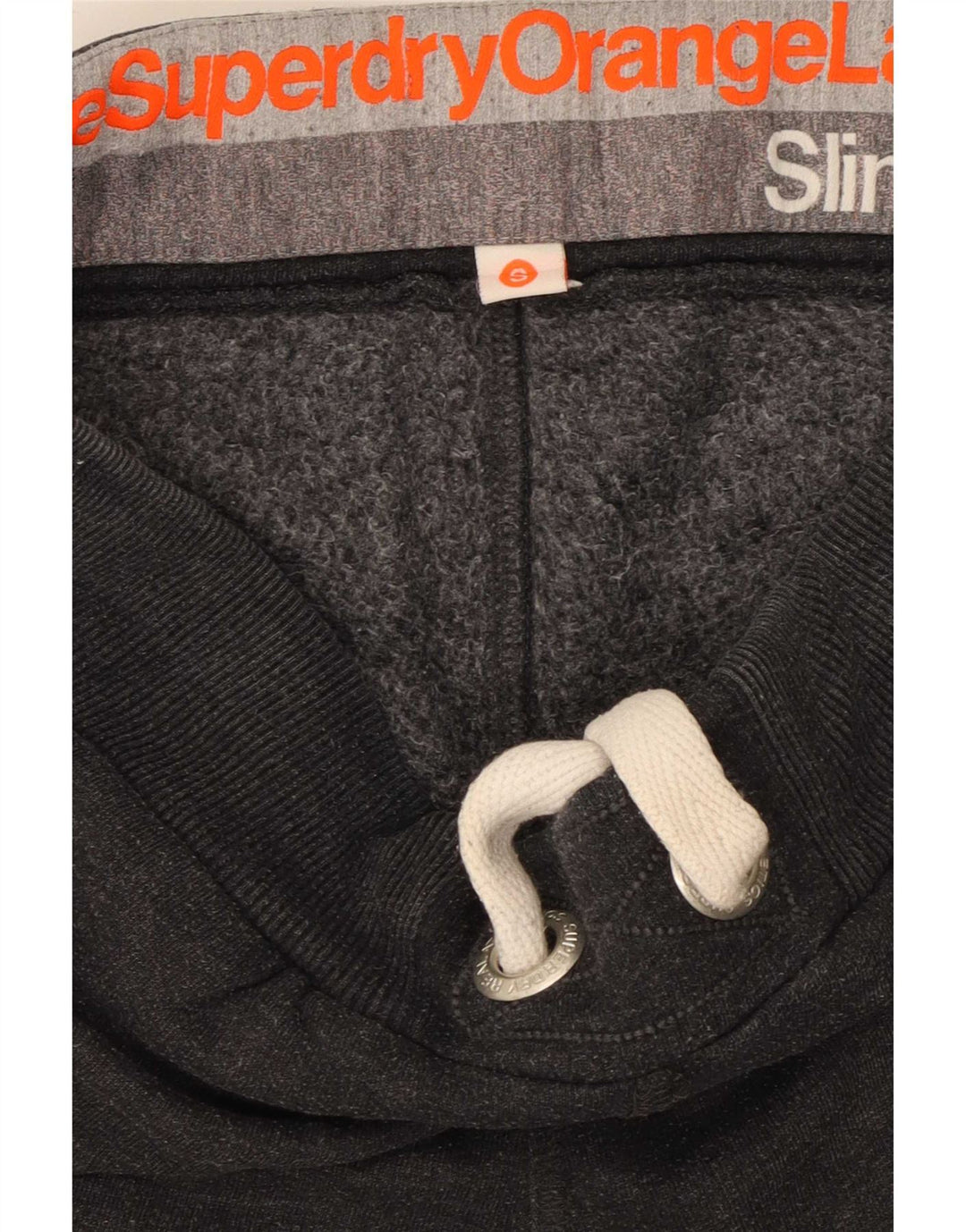 Pantaloni da tuta slim da uomo Superdry Joggers Small in cotone grigio