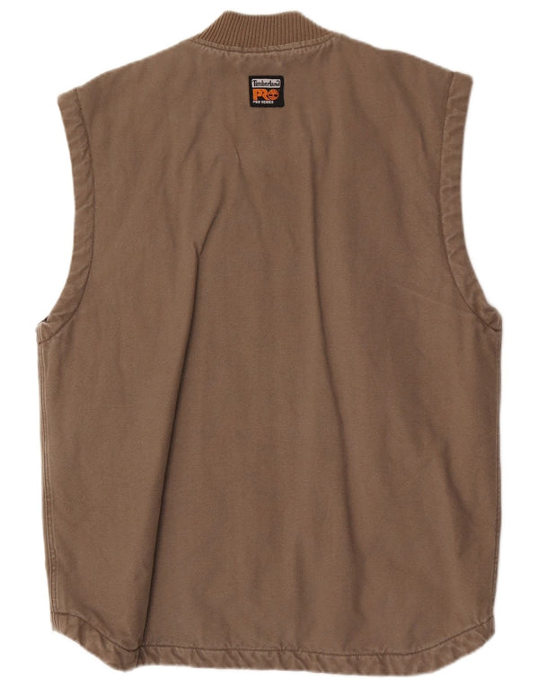 Gilet da uomo Timberland UK 40 Large Beige Cotton