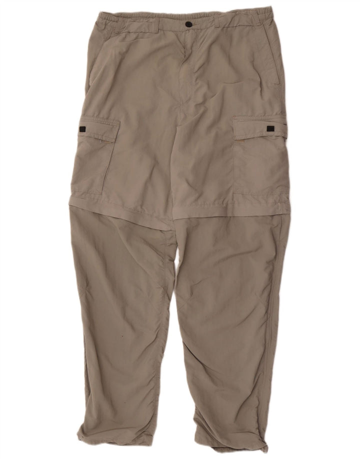 Pantaloni cargo dritti da uomo Rohan medi W32 L30 poliammide kaki