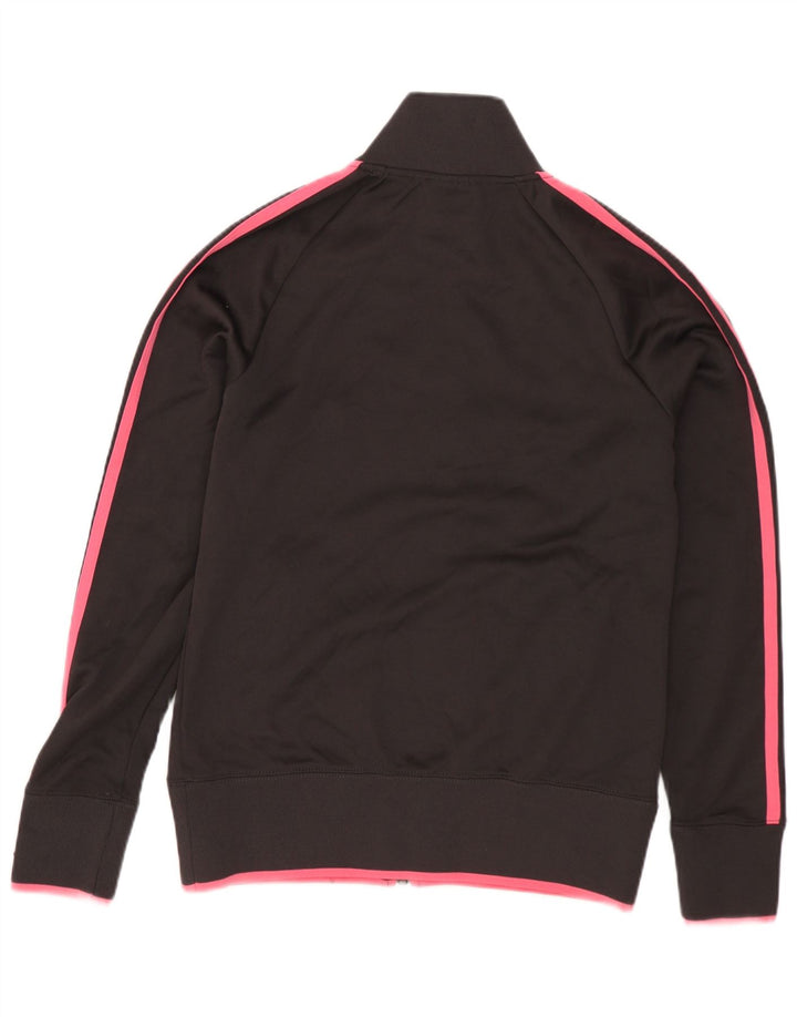 Giacca da ginnastica grafica da donna Adidas UK 8 Small Poliestere grigio