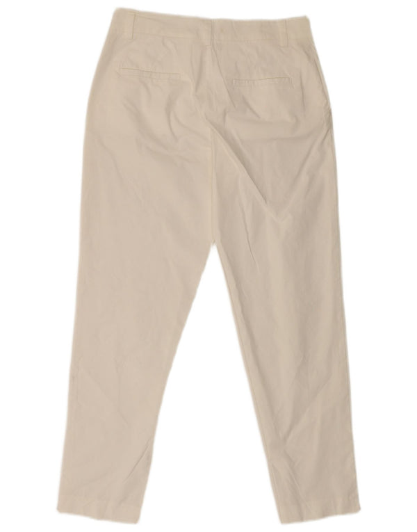Pantaloni chino slim fit da donna Stefanel EU 36 Small W30 L28 Bianco
