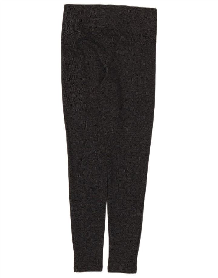 Leggings da donna Marks & Spencer UK 8 Small viscosa screziata nera