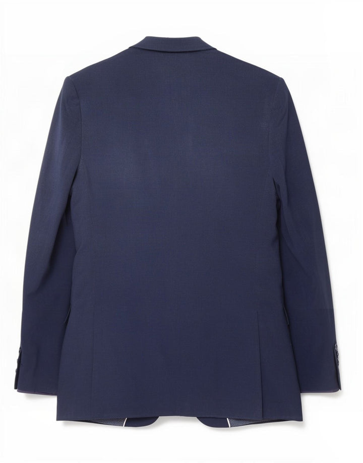 Giacca blazer a 2 bottoni da uomo Marks & Spencer UK 38 lana blu navy media