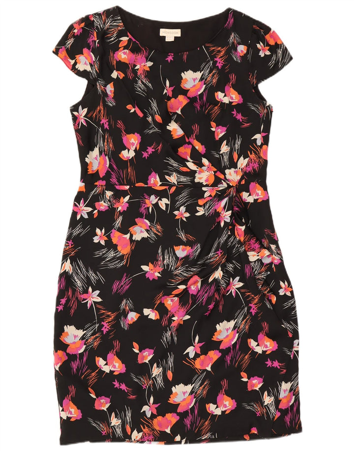 Abito tubino da donna Monsoon UK 16 Grande poliestere floreale multicolore