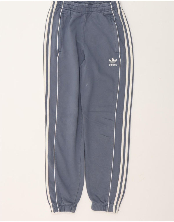 Pantaloni da tuta da uomo Adidas Joggers piccoli in cotone blu