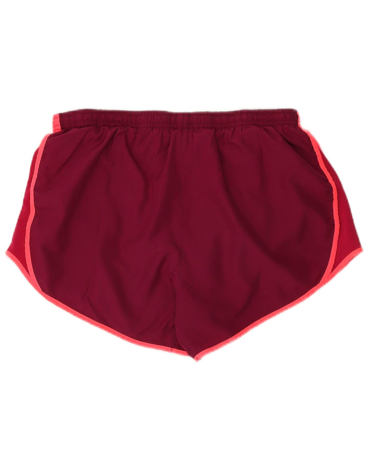 Pantaloncini sportivi Nike da donna UK 12 Medium Red Colourblock in poliestere