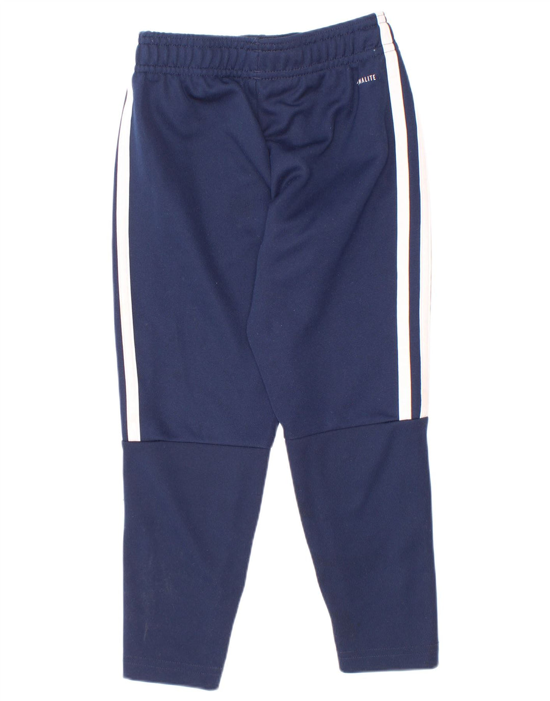 Pantaloni da tuta Adidas Climalite da ragazzo 3-4 anni in poliestere blu navy