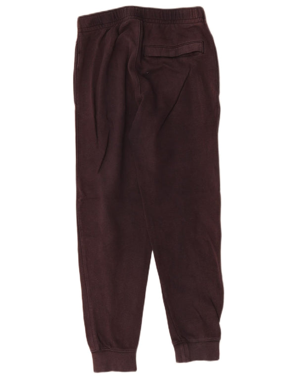 Pantaloni da tuta da donna Nike Joggers UK 10 Small Maroon Cotton Sports