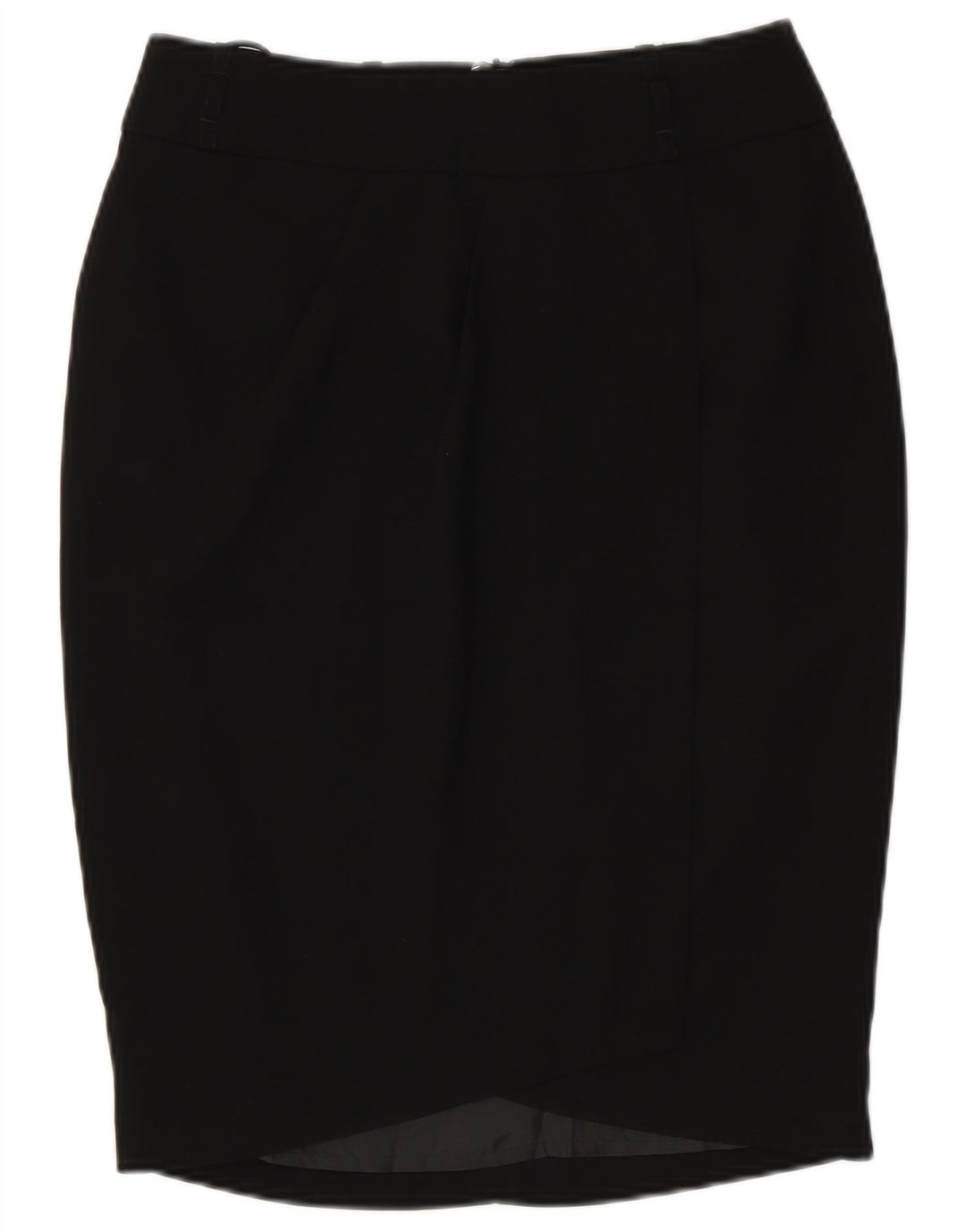 Gonna a tubino da donna Marks & Spencer UK 12 media W30 poliestere nero