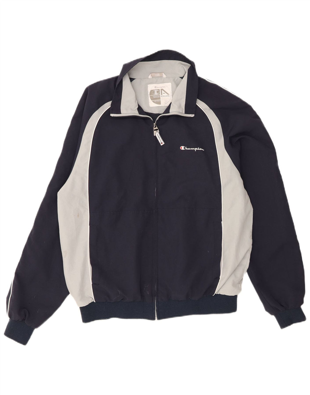 Giacca da tuta da uomo Champion Large in poliestere color block blu navy
