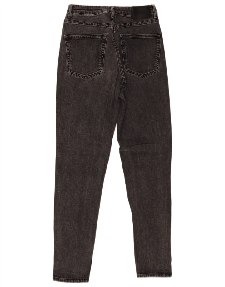 TOPSHOP Womens Slim Jeans W28 L29 Grey Cotton