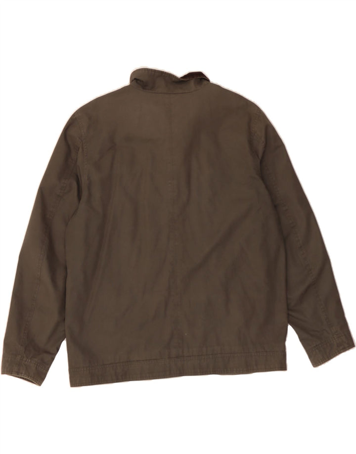 JOHN ROCHA Giubbotto bomber da uomo UK 40 Grande cotone grigio