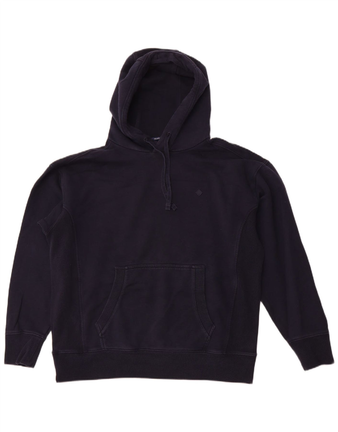 GANT Maglia con cappuccio dalla vestibilità comoda da uomo XL in cotone blu navy