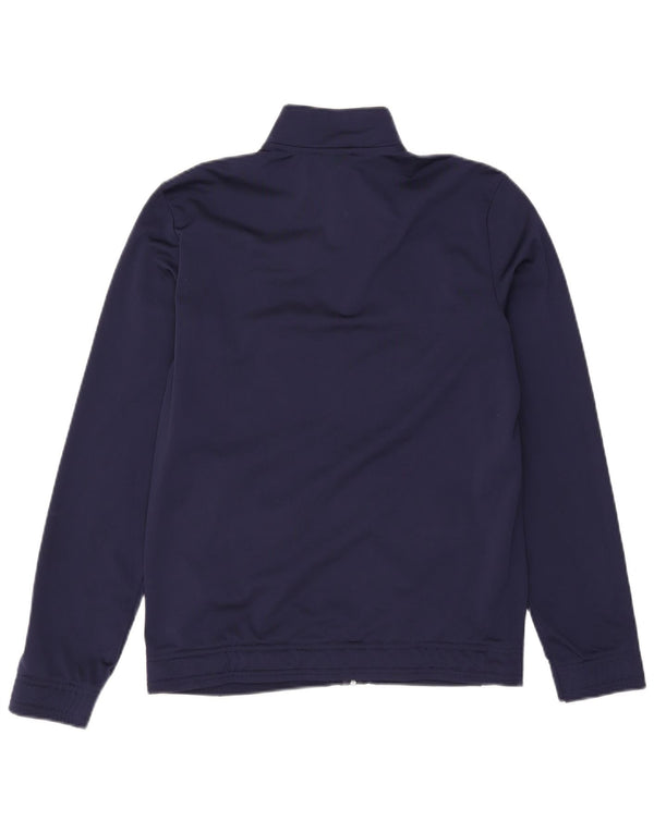 Giacca da tuta da ragazzo Puma 15-16 anni in poliestere color block blu navy