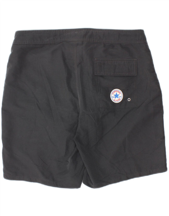 CONVERSE Mens Swimming Shorts XL  Black Polyester