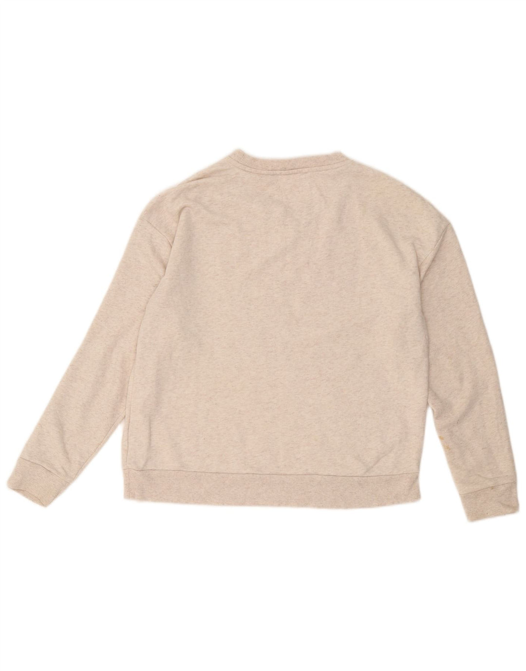 Felpa da donna Marks & Spencer UK 16 grande floreale bianco sporco