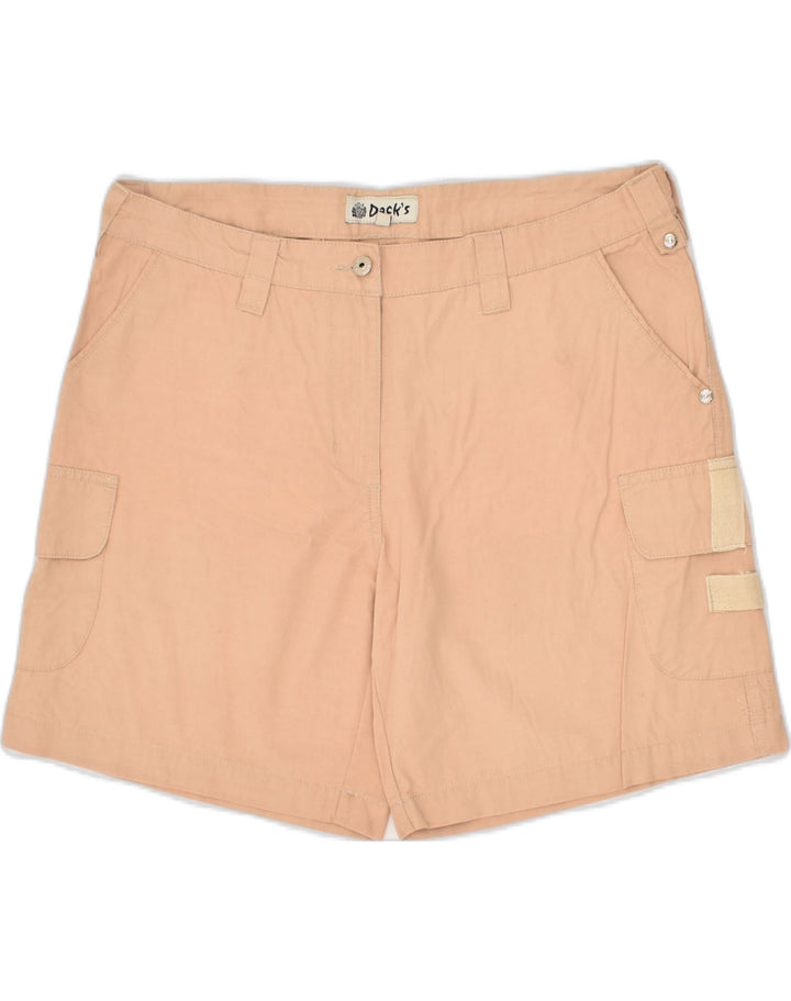 DACK'S Womens Cargo Shorts IT 46 Large W34 Beige Cotton | Vintage Dack's | Thrift | Second-Hand Dack's | Used Clothing | Messina Hembry 