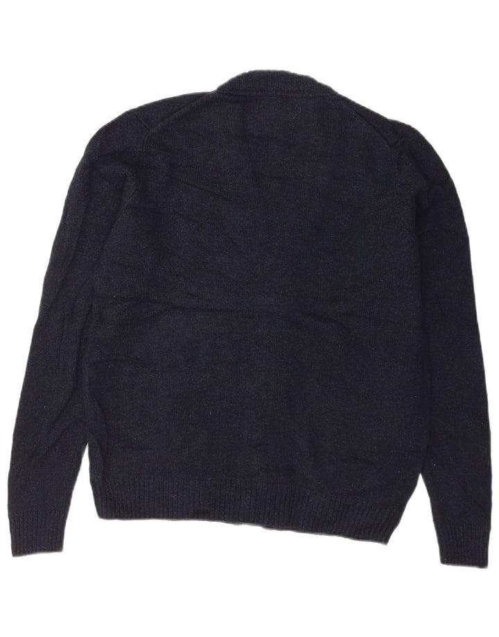 Maglione cardigan da uomo Marks & Spencer piccolo blu navy