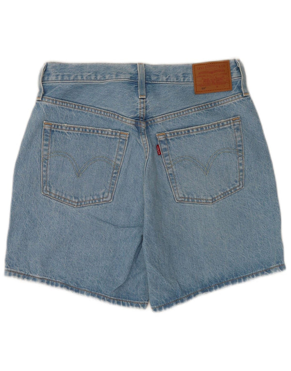 Pantaloncini di jeans Levi's 501 da donna W28 cotone blu medio