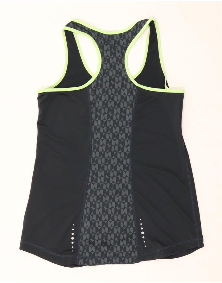Canottiera grafica da donna Elle Sport UK 12 Poliestere geometrico grigio medio