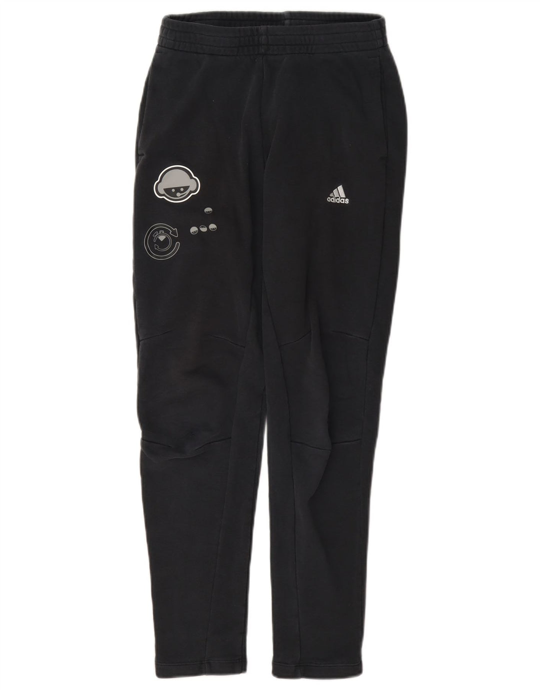 Pantaloni da tuta con grafica Adidas da ragazzo 11-12 anni neri