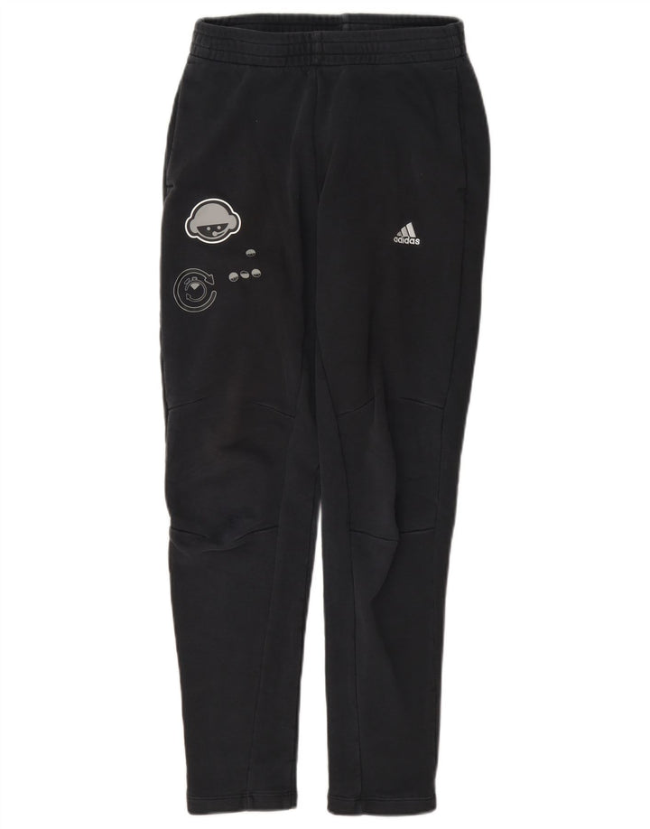 Pantaloni da tuta con grafica Adidas da ragazzo 11-12 anni neri