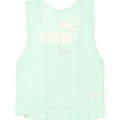 PUMA Womens Graphic Vest Top UK 8 Small  Turquoise Cotton Vintage Puma and Second-Hand Puma from Messina Hembry 