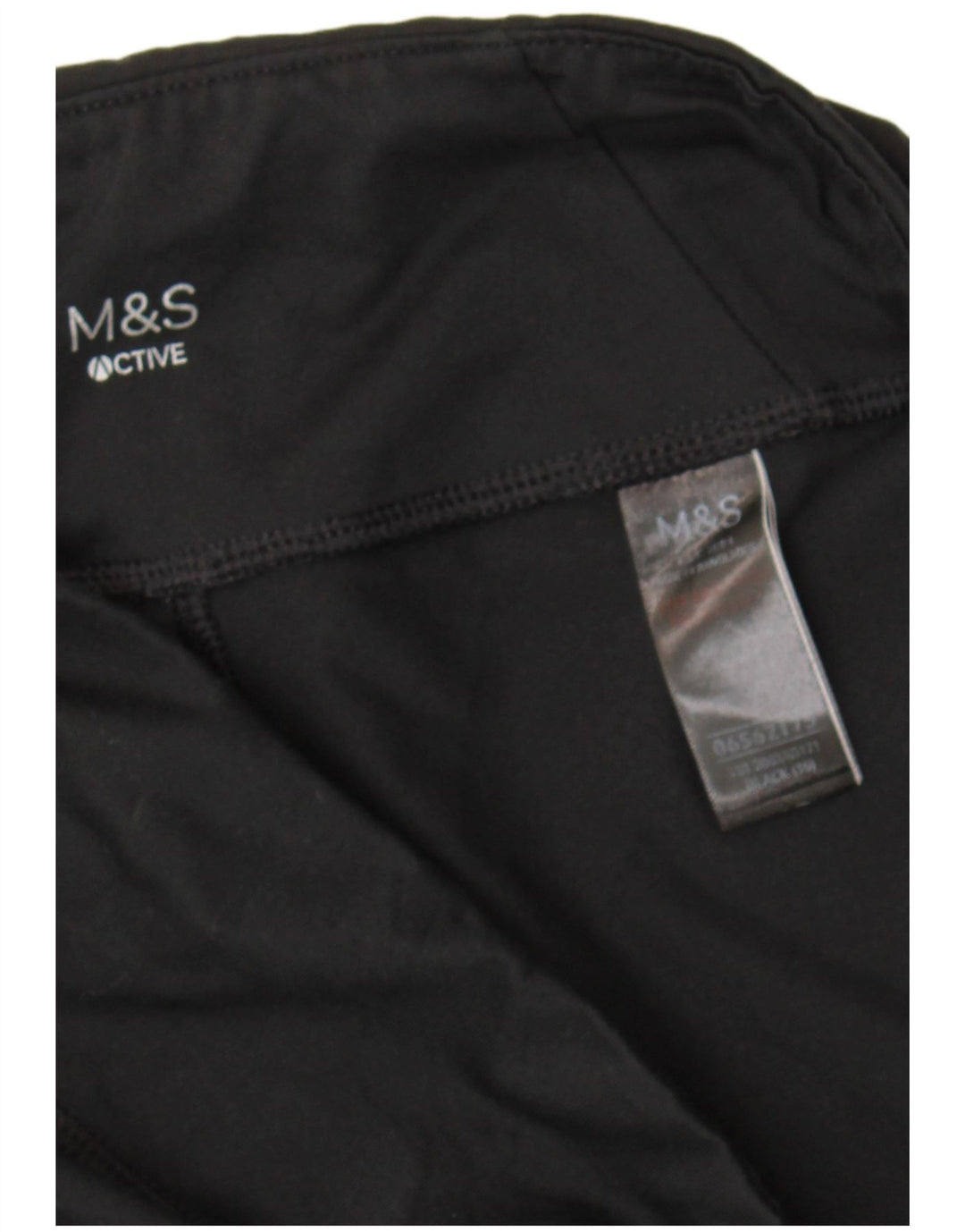 Leggings Capri da donna Marks & Spencer UK 16 grandi sportivi in poliestere nero