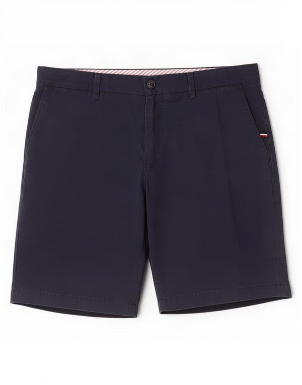Pantaloncini chino da uomo Tommy Hilfiger W38 XL blu navy